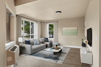 Luxury vinyl plank flooring